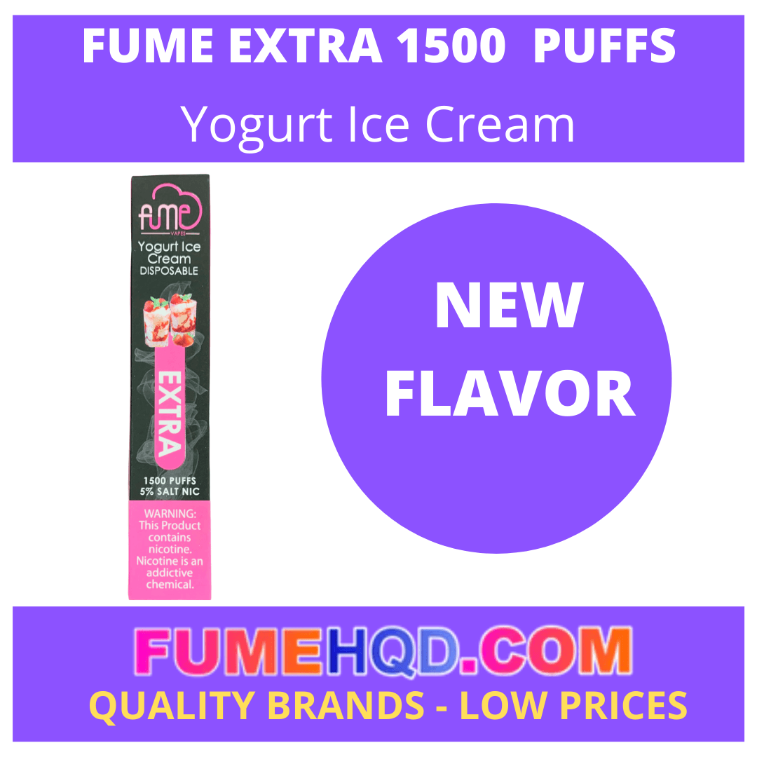 new Fume Extra Yogurt Ice Cream