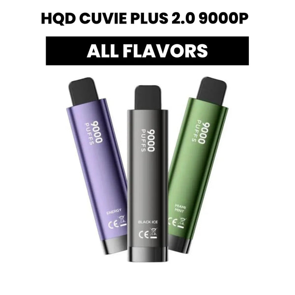 HQD CUVIE Plus 2.0 Disposable Vape Pen - All Flavors 