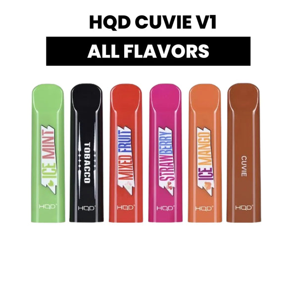 HQD Cuvie V1 300 - Shop all Flavors