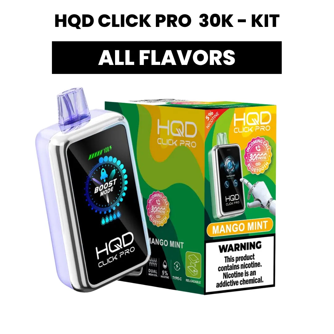 HQD Click Pro 30000 Disposable Vape Kit 30% OFF FUMEHQD.COM HQD Click Pro 30000 Disposable Vape Kit 30% OFF FUMEHQD.COM