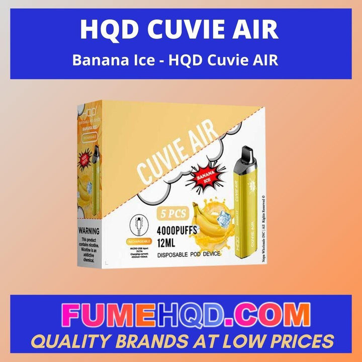 HQD Cuvie AIR - Banana Ice
