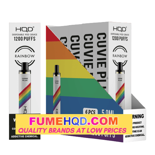 Rainbow  - HQD Cuvie Plus  Disposable