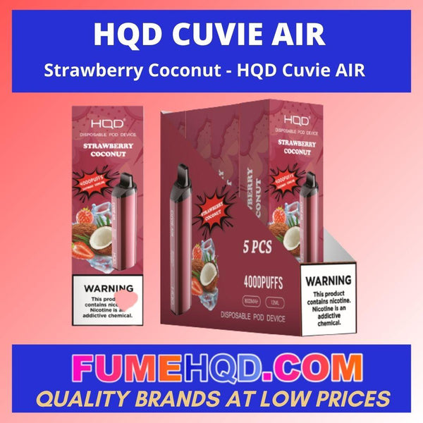 Strawberry Coconut - HQD Cuvie AIR Disposable