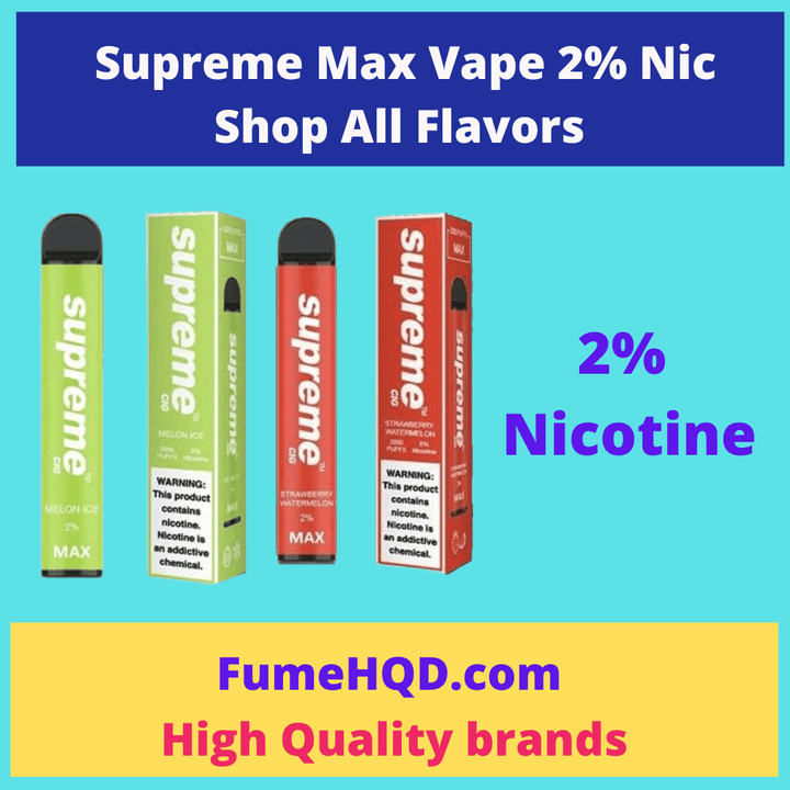 Supreme MAX 2% Nic 