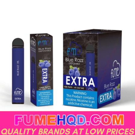 blue razz Fume Extra Disposable Vape 