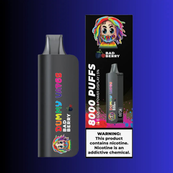 Bad Berry Dummy disposable Vapes 8000 Puffs by 6ix9ine