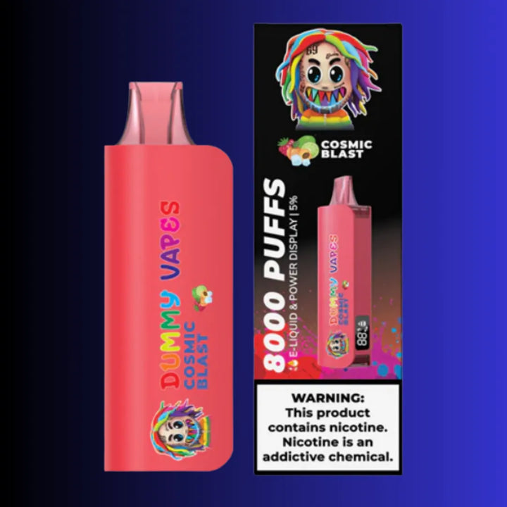 Cosmic Blast Dummy disposable Vapes 8000 Puffs by 6ix9ine