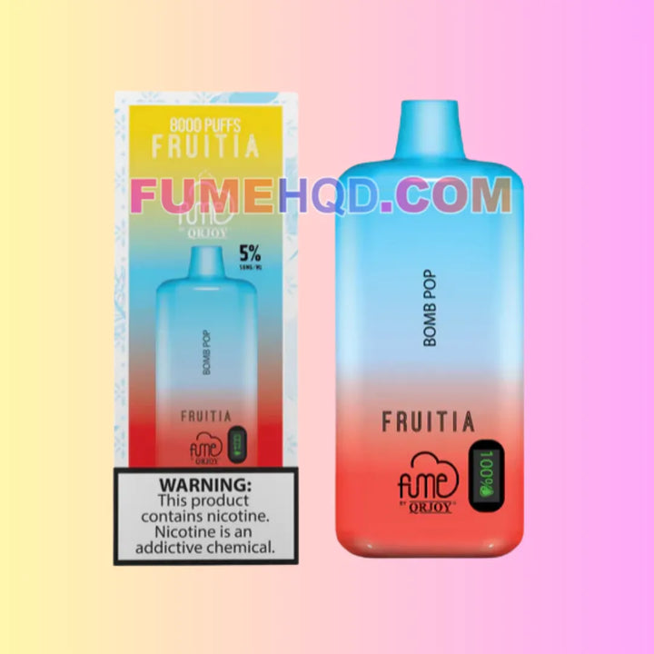 FRUITIA X FUME DISPOSABLE VAPE 8000 Puffs 5% FUMEHQD.COM FRUITIA X FUME DISPOSABLE VAPE 8000 Puffs 5% FUMEHQD.COM