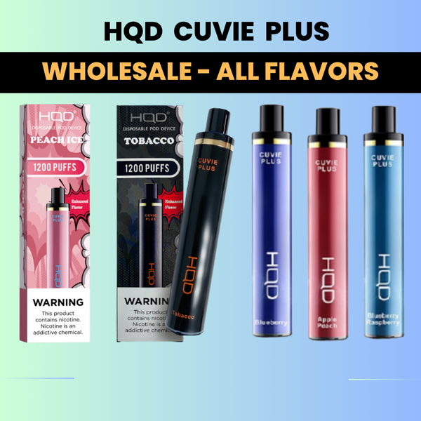 HQD CUVIE PLUS (6Pcs/Box) - Wholesale