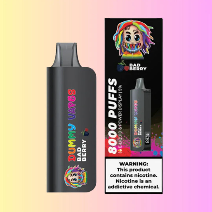 Bad Berry Dummy disposable Vapes 8000 Puffs by 6ix9ine