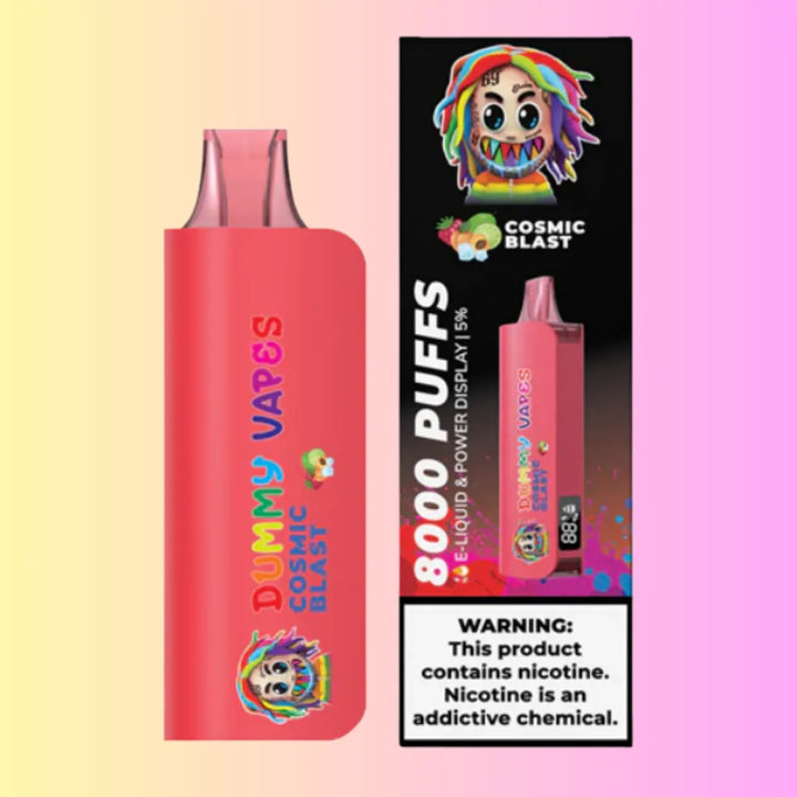 Cosmic Blast Dummy disposable Vapes 8000 Puffs by 6ix9ine