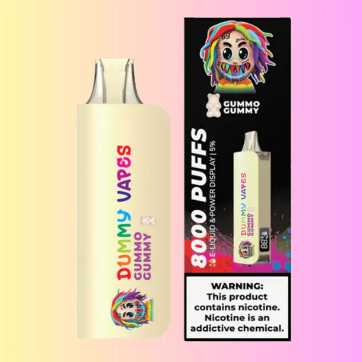 Gummo Gummy Dummy disposable Vapes 8000 Puffs by 6ix9ine