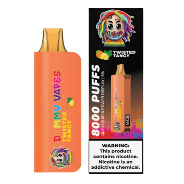 Twisted Tangy Dummy disposable Vapes 8000 Puffs by 6ix9ine