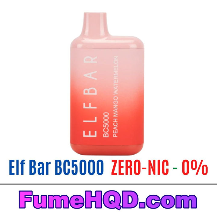 Elf Bar BC5000 ZERO  - Peach Mango Watermelon