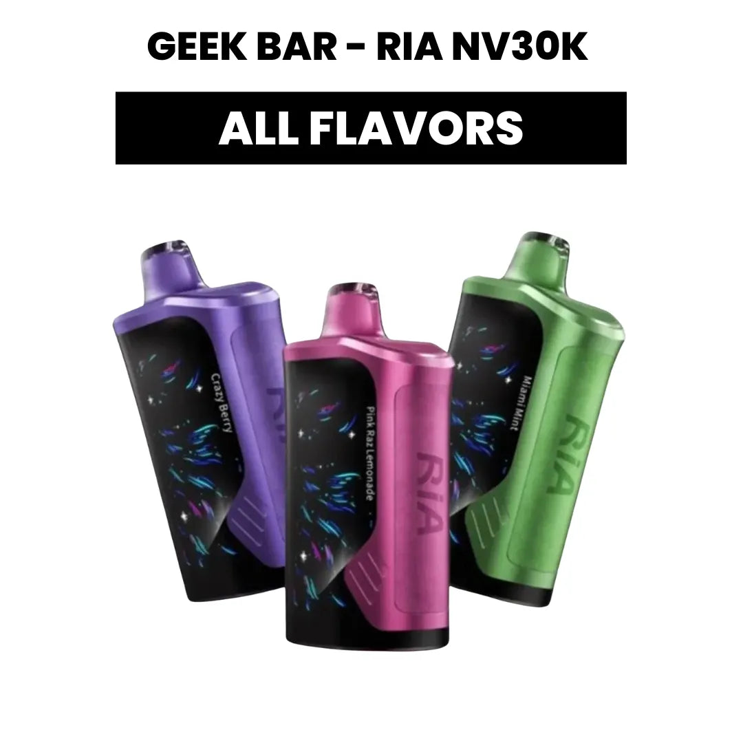 Disposable Vapes RIA NV30K Vape Powered By Geek Bar | 30000 Puffs | 2 Modes Ria Nv30k By Geek Bar Disposable Vapes RIA NV30K Vape Powered By Geek Bar | 30000 Puffs | 2 Modes Ria Nv30k By Geek Bar