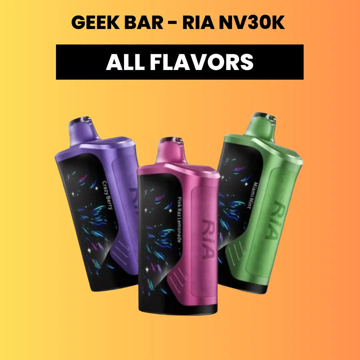 RIA NV30K Disposable Vape 30k by Geek Bar 30% OFF FUMEHQD.COM RIA NV30K Disposable Vape 30k by Geek Bar 30% OFF FUMEHQD.COM