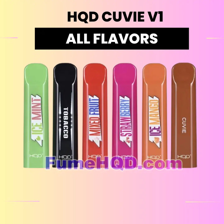 HQD Cuvie V1 Disposable Vapes30% OFF FUMEHQD.COM HQD Cuvie V1 Disposable Vapes30% OFF FUMEHQD.COM