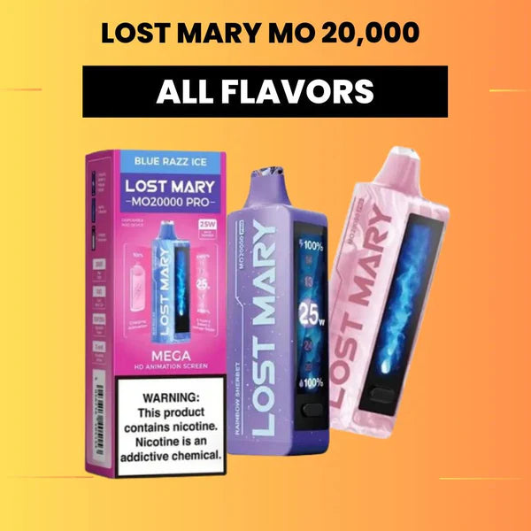 Lost Mary MO20000 PRO Disposable Vape - 30% OFF FUMEHQD.COM Lost Mary MO20000 PRO Disposable Vape - 30% OFF FUMEHQD.COM