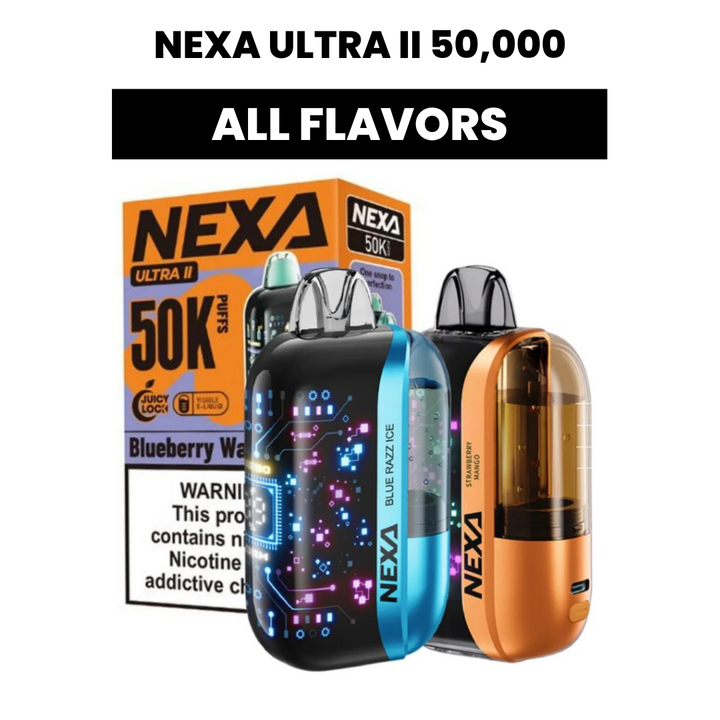 NEXA Ultra II 50000 Disposable Vape – Dual Mode, 50K Puffs of Power