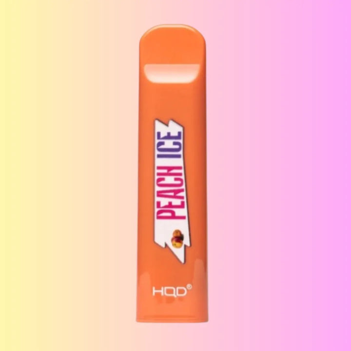Peach Ice HQD Cuvie V1 300 puffs disposable vape