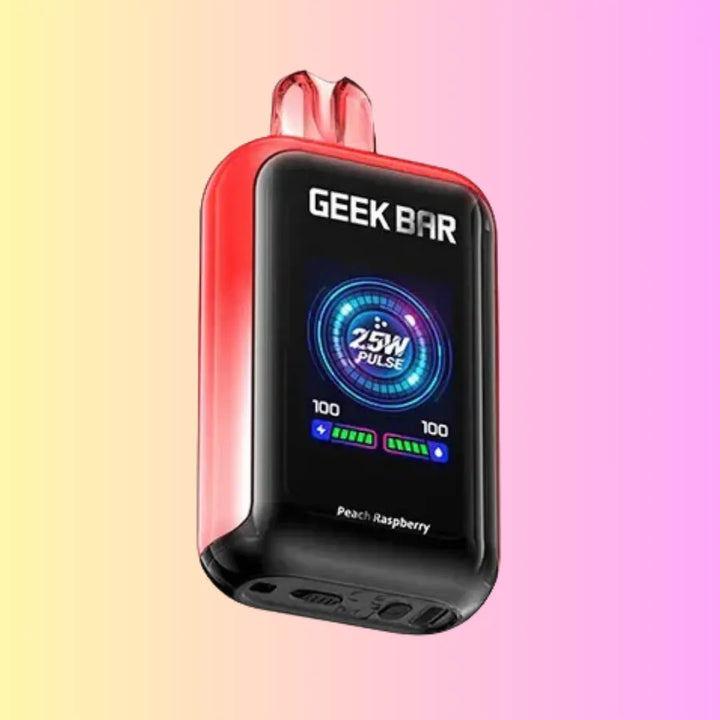 Peach Raspberry Geek Bar Skyview 25K disposable 25,000 puffs vape