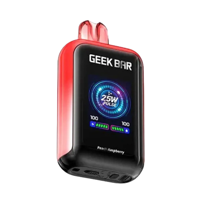 Peach Raspberry Geek Bar Skyview 25K disposable 25,000 puffs vape pen