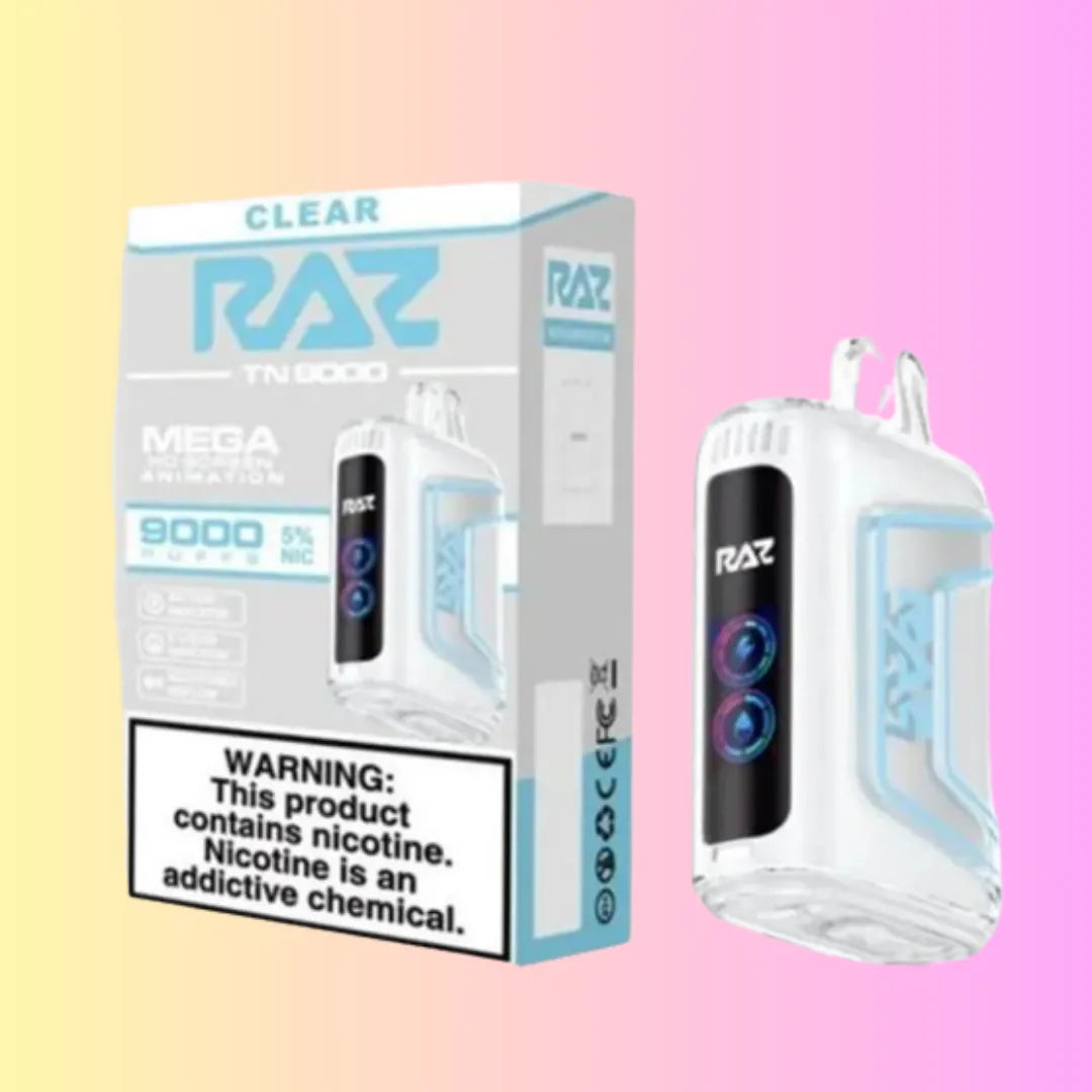 Tropical Storm Flavor Clear Raz Flavor TN9000: Top Geekvape Disposable  Available At Vapes Brands