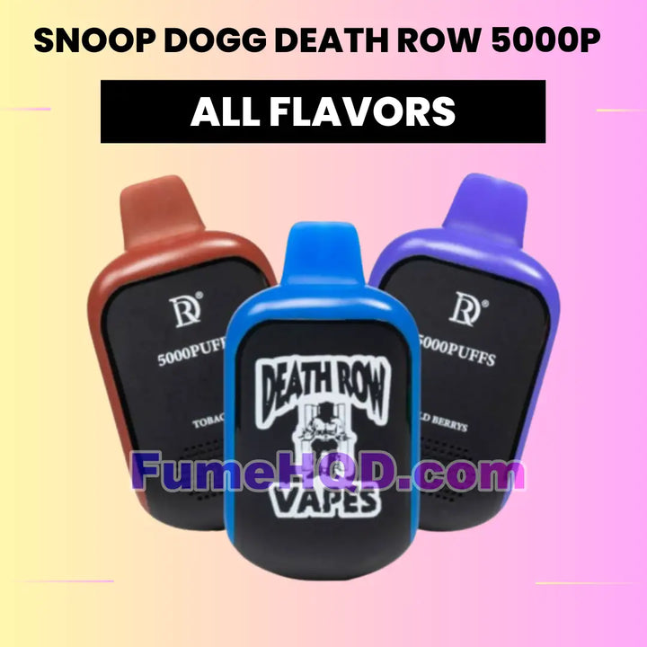Snoop Dogg Death Row 5000p Disposable Vape