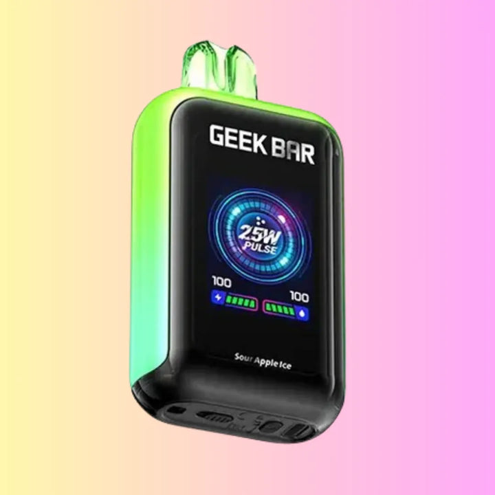 Sour Apple Ice Geek Bar Skyview 25K disposable 25,000 puffs vape