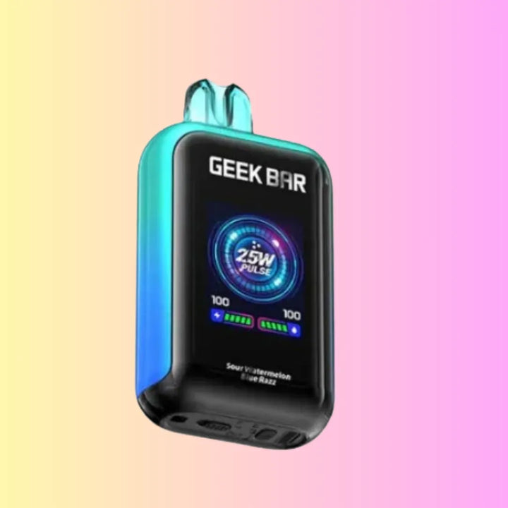 Sour Watermelon Blue Razz Geek Bar Skyview 25K disposable 25,000 puffs vape
