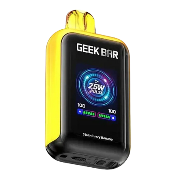 Strawberry Banana Geek Bar Skyview 25K disposable 25,000 puffs vape pen