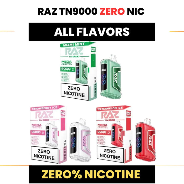 RAZ TN9000 Zero Nicotine Disposable Vape