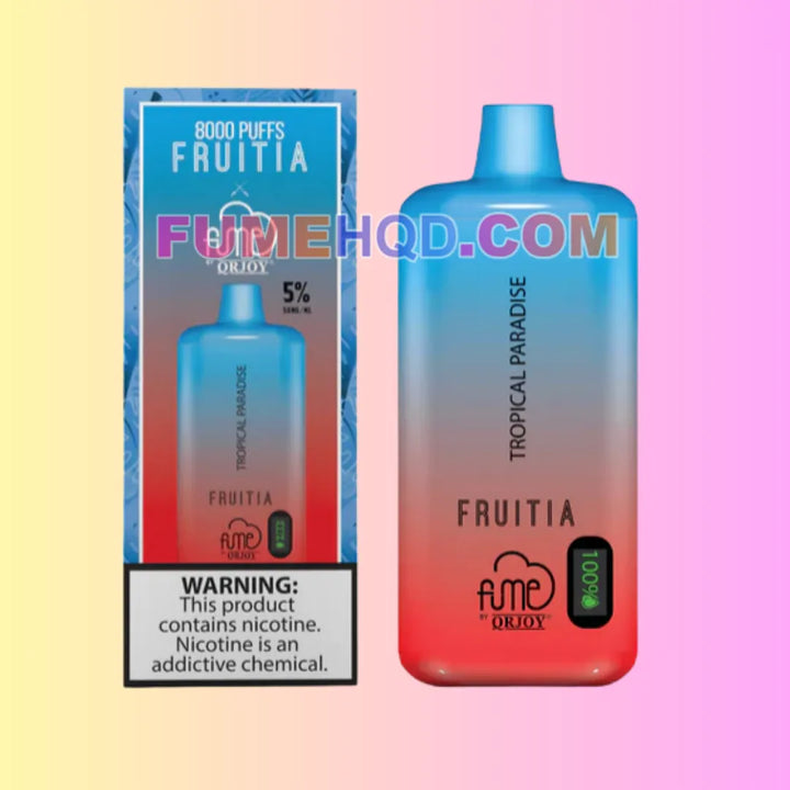 FRUITIA X FUME DISPOSABLE VAPE 8000 Puffs 5% FUMEHQD.COM FRUITIA X FUME DISPOSABLE VAPE 8000 Puffs 5% FUMEHQD.COM