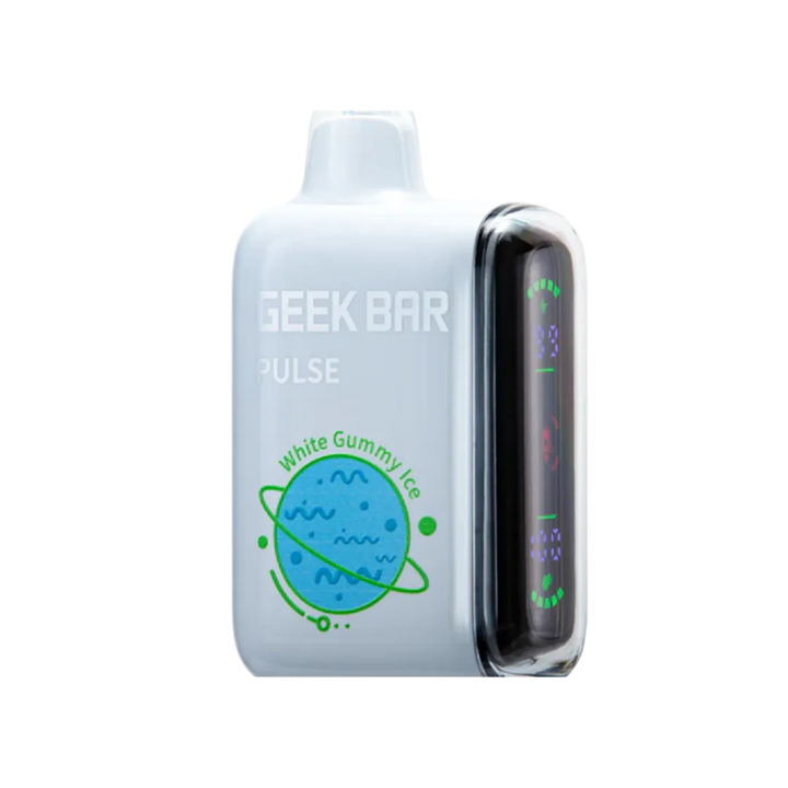 White Gummy Ice Geek Bar Pulse Disposable Vape