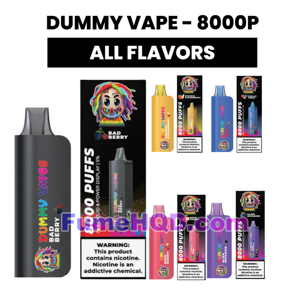 Dummy Vapes 8000 Puffs by 