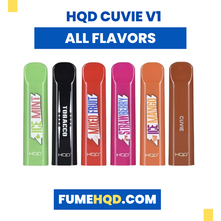 HQD Cuvie V1 Disposable Vapes30% OFF FUMEHQD.COM HQD Cuvie V1 Disposable Vapes30% OFF FUMEHQD.COM