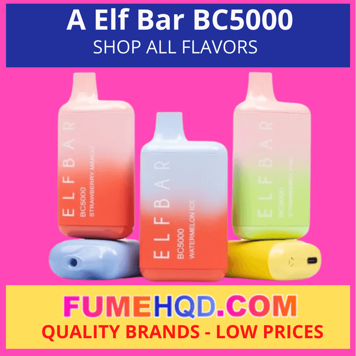 Elf Bar - Shop all flavors ElfBars BC5000 - FUMEHQD.COM