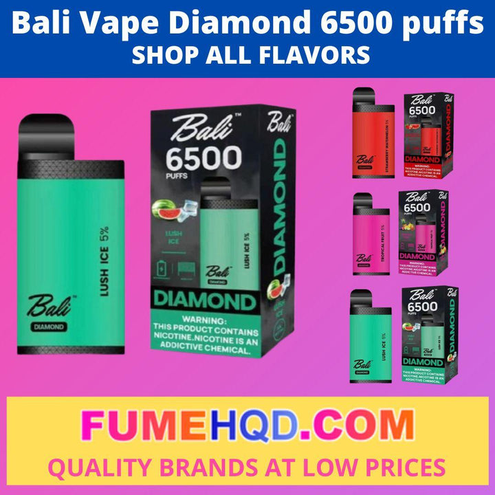 Bali Diamond Disposable Vape - All flavors - FUMEHQD.COM