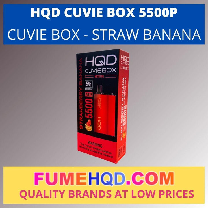 strawberry banana hqd cuvie box 
