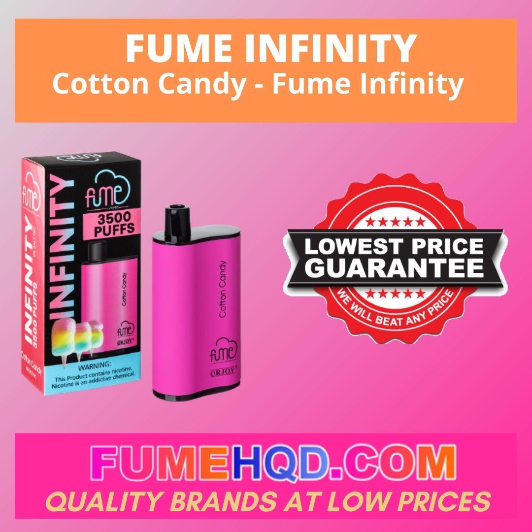 Fume Infinity Disposable 3500 Puffs - Cotton Candy –