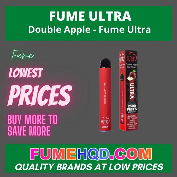 Double Apple - Fume Ultra 2500 Puffs Vape 