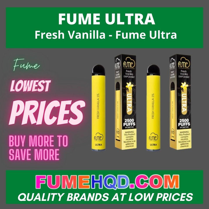 Fresh Vanilla - Fume Ultra 8ml 2500 puffs Disposable vape