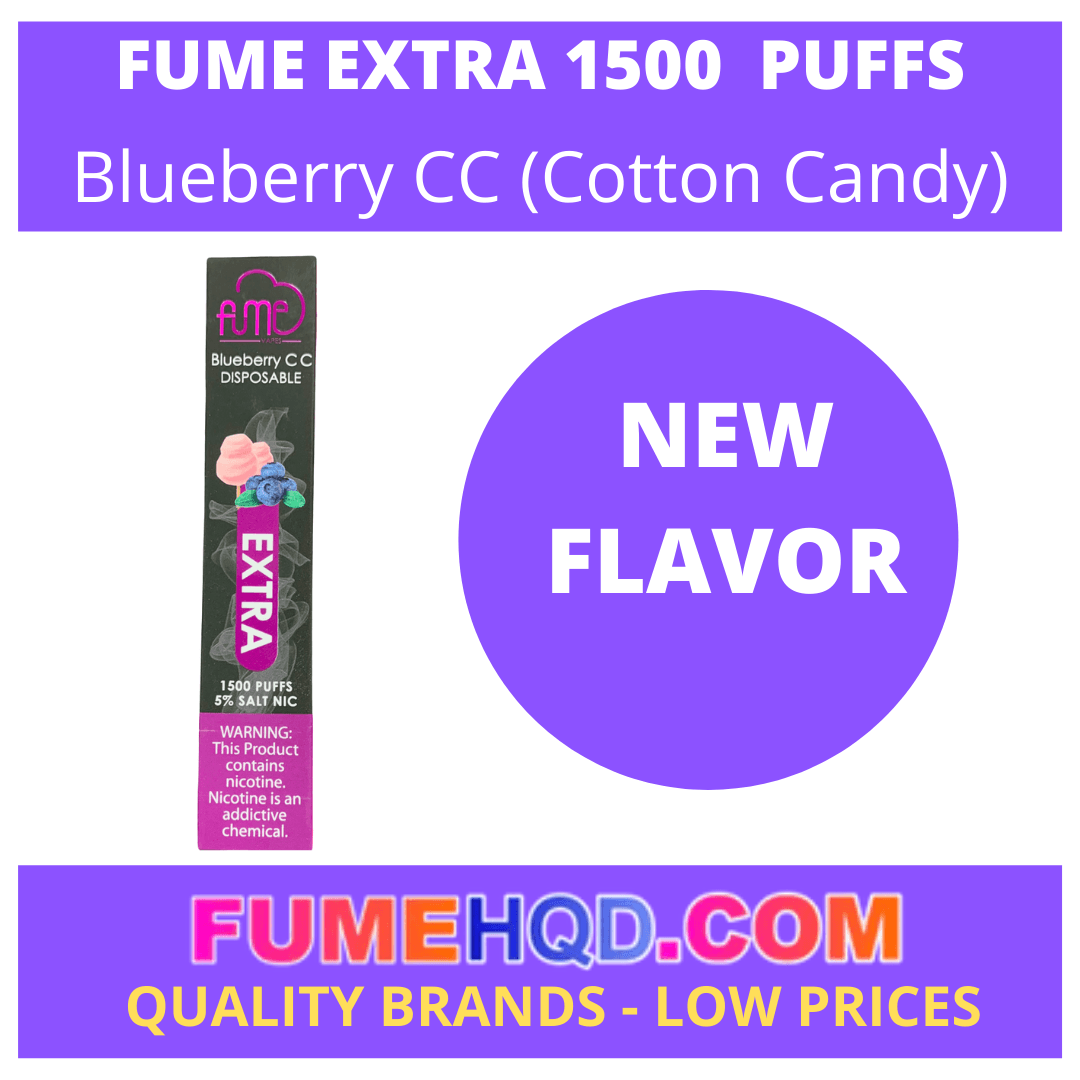 Fume Extra Blueberry CC - NEW !! Flavor disposable - FAST Shipping