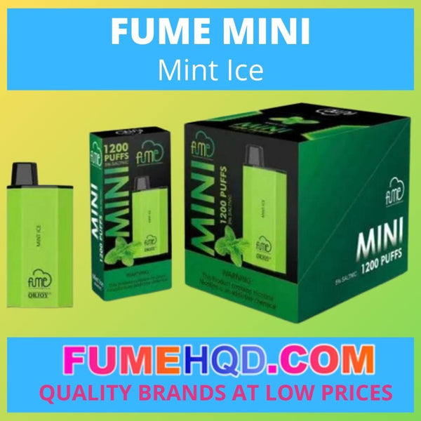 Mint Ice Fume Mini disposable vape pods 