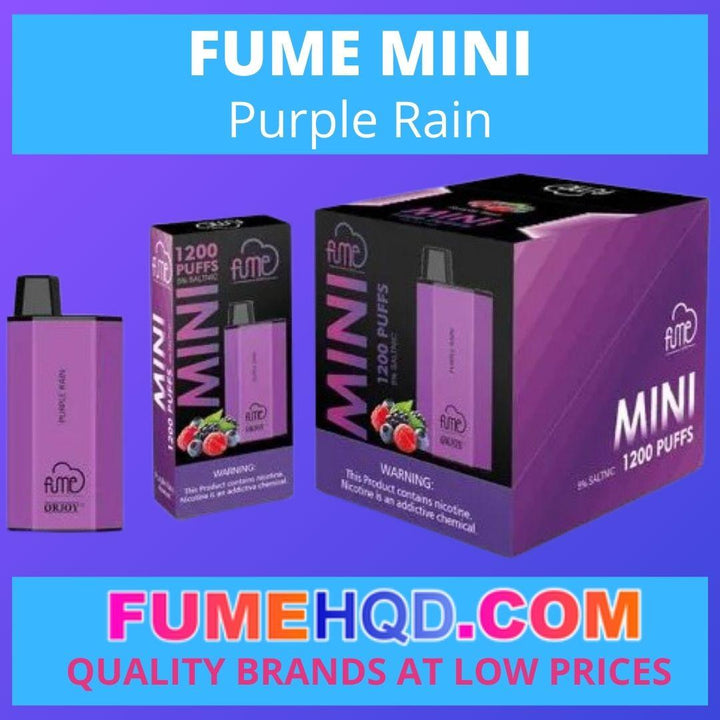 Purple Rain Fume Mini disposable vape pen