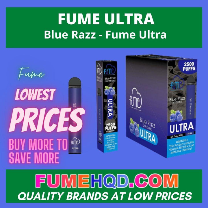 Fume Ultra Blue Razz Disposable Vape 
