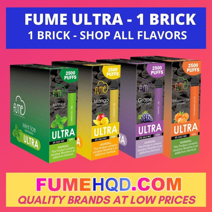 Fume Ultra Disposable Vape - 2500 Hits -all flavors