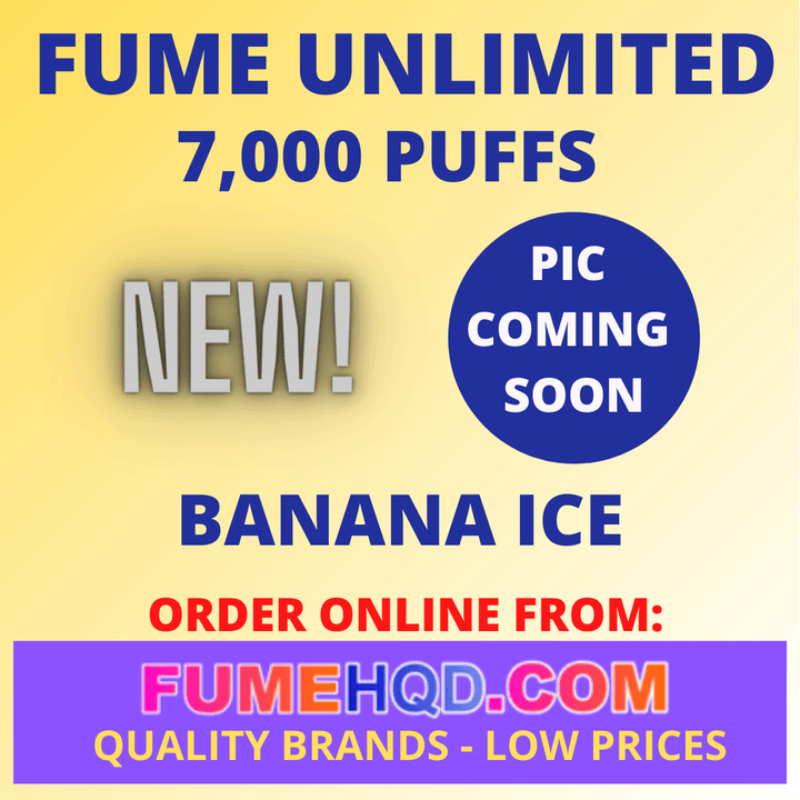 Fume Unlimited - Banana Ice