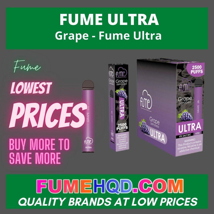 Grape - Fume Ultra Vape 2500 hits - 8ml 