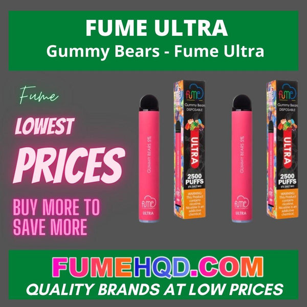 Gummy Bears - Fume Ultra 8ml 2500 Disposable vape 